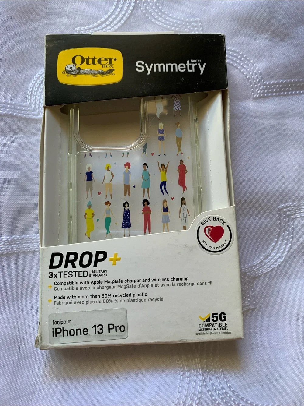 OtterBox Symmetry Clear Case with Multicolor People Pattern